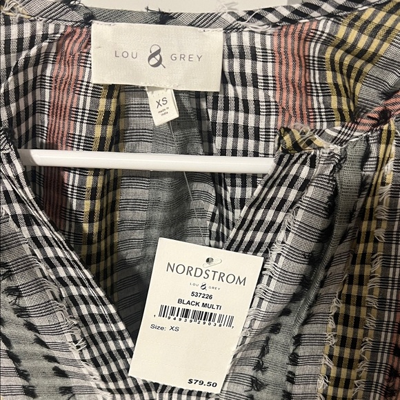 Nordstrom Multicolor Striped Blouse - Picture 2 of 3